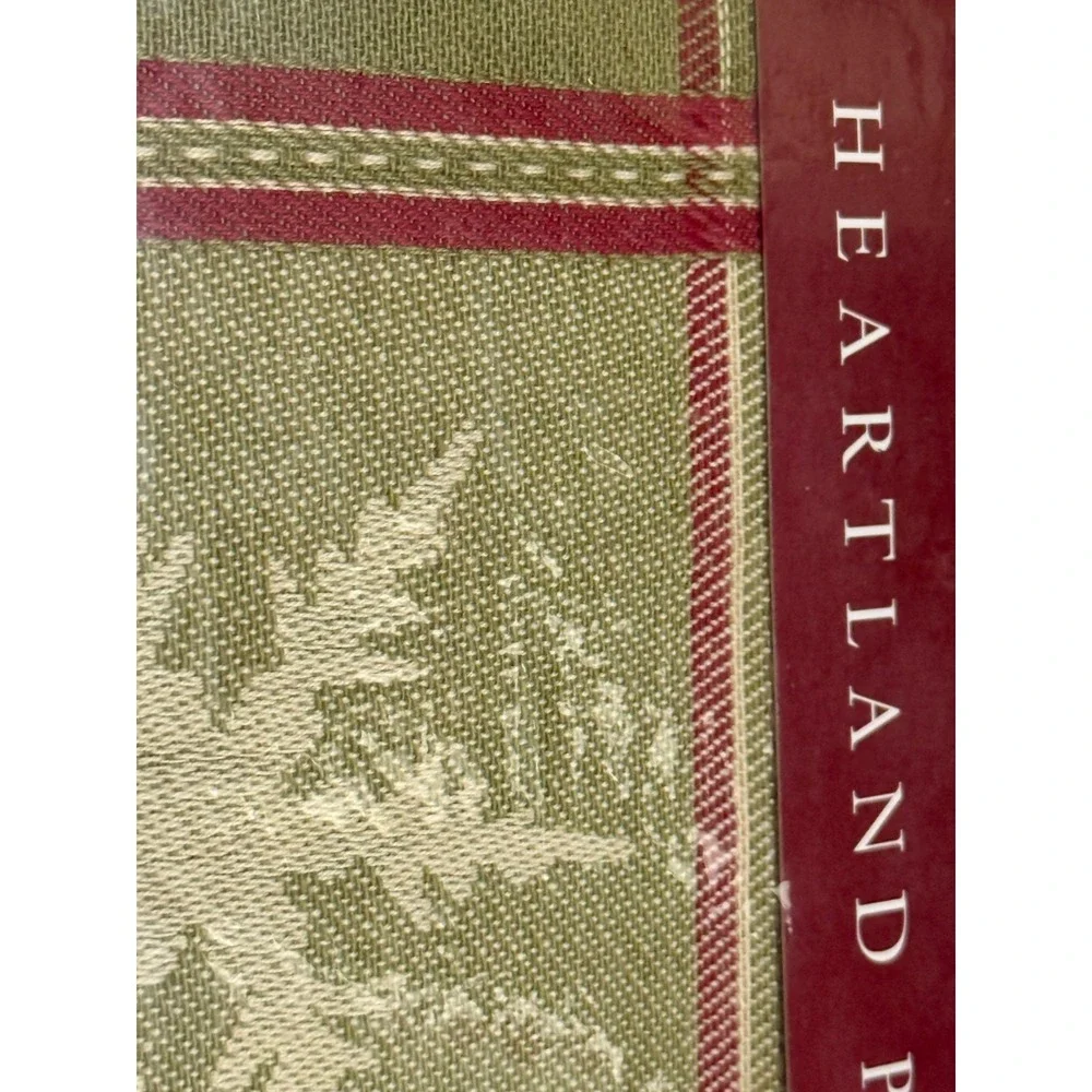 NWT Heartland Plaid Winter Home Tablecloth 60